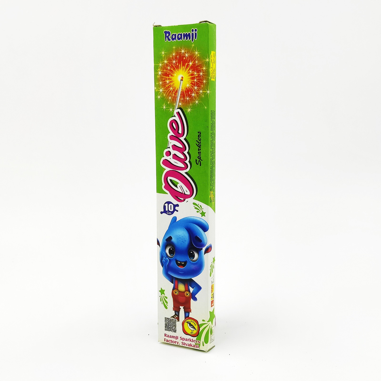 10 cm Green Sparklers